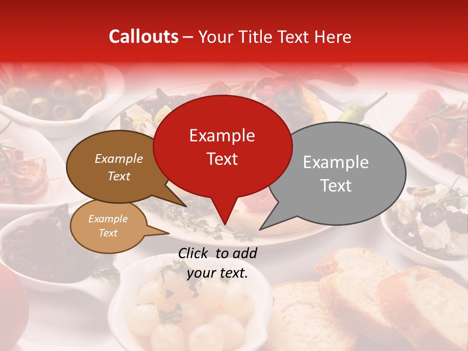 Nobody Party Food Snack PowerPoint Template