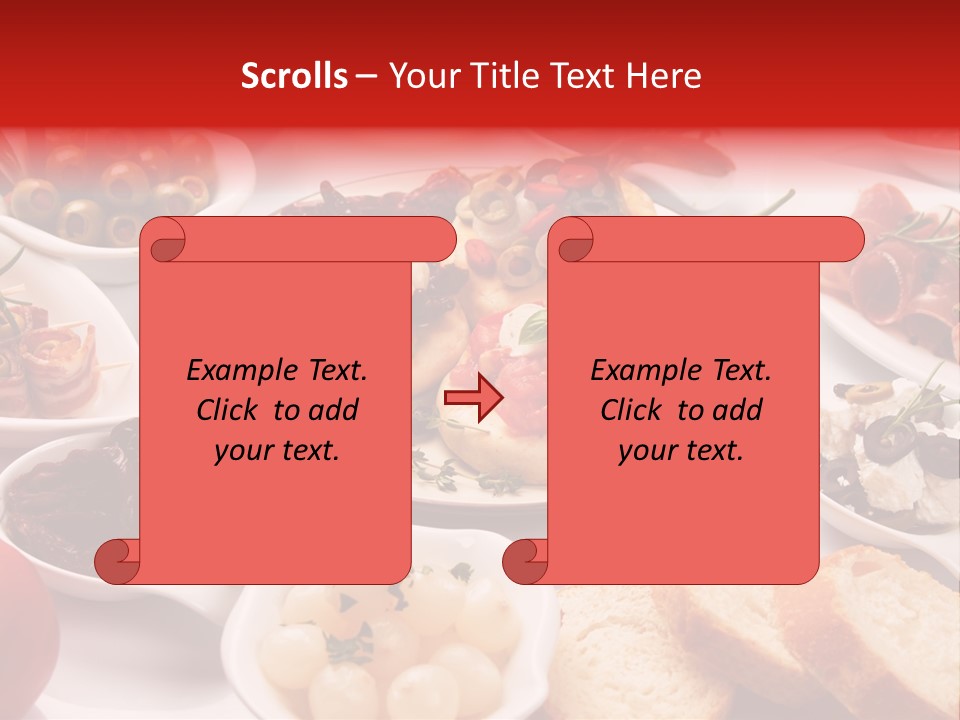 Nobody Party Food Snack PowerPoint Template