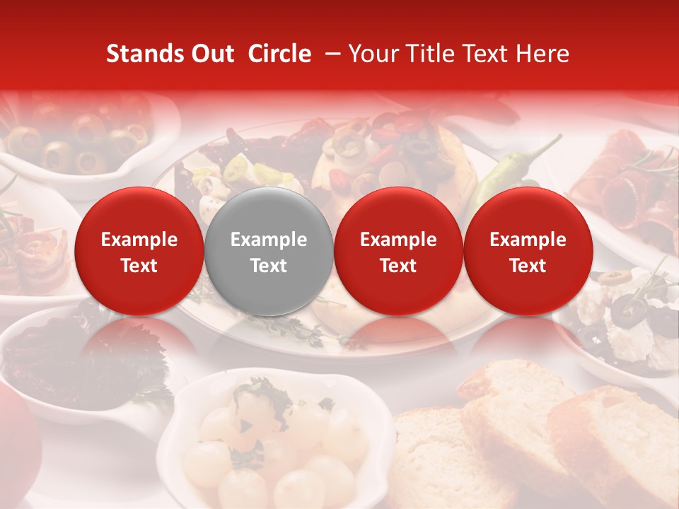 Nobody Party Food Snack PowerPoint Template