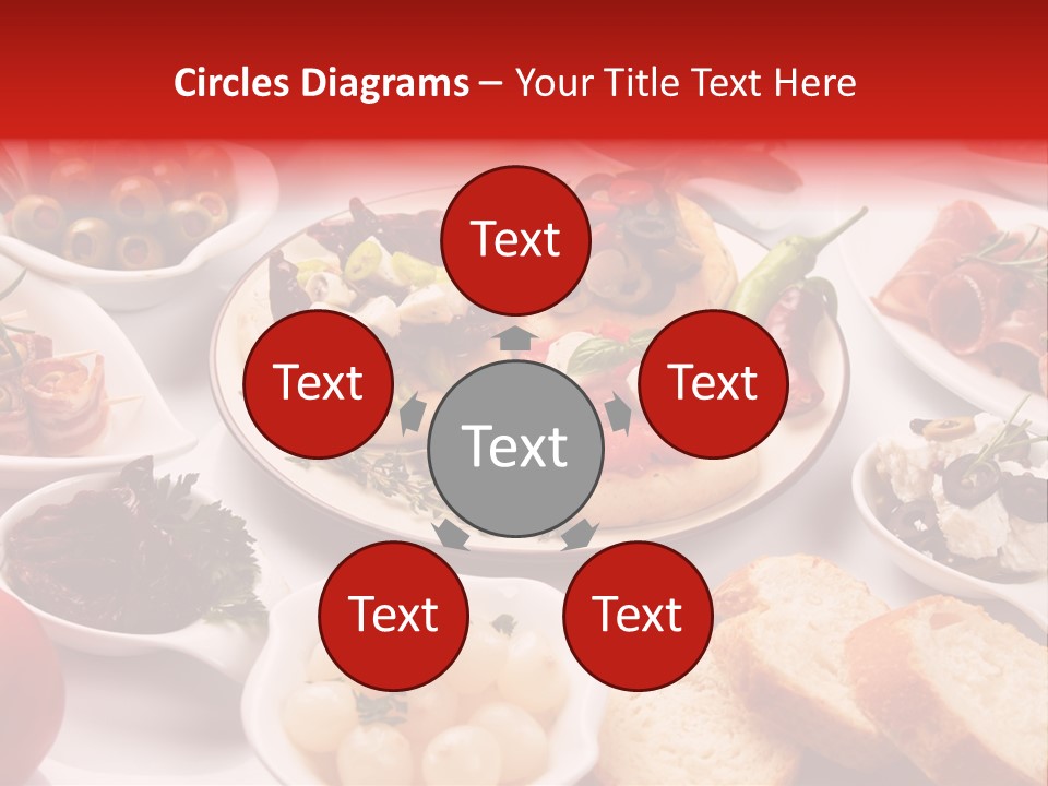 Nobody Party Food Snack PowerPoint Template