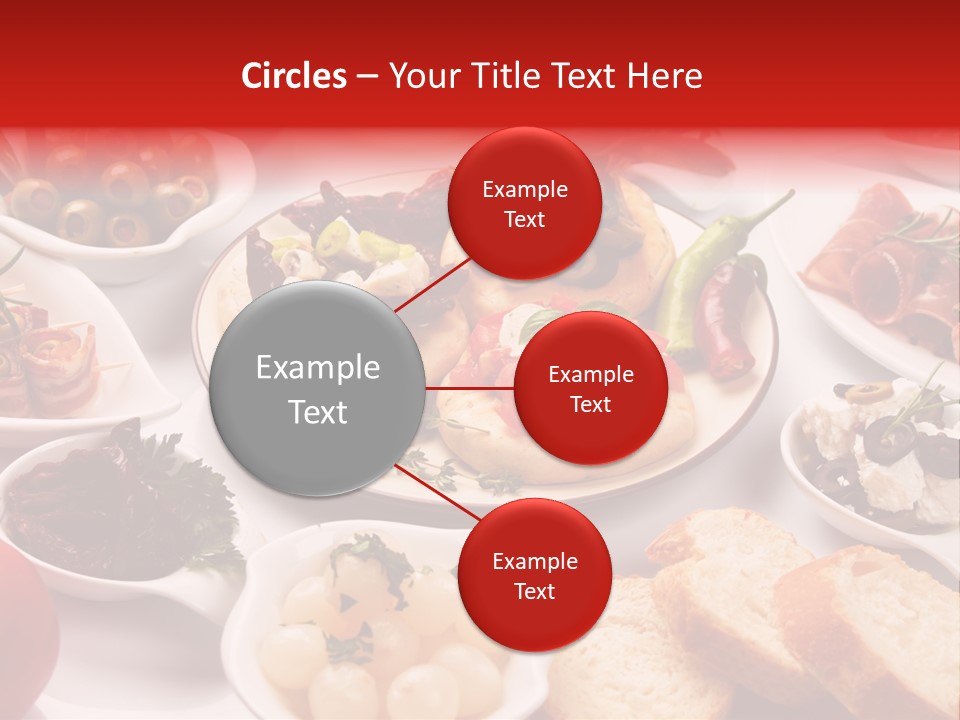 Nobody Party Food Snack PowerPoint Template