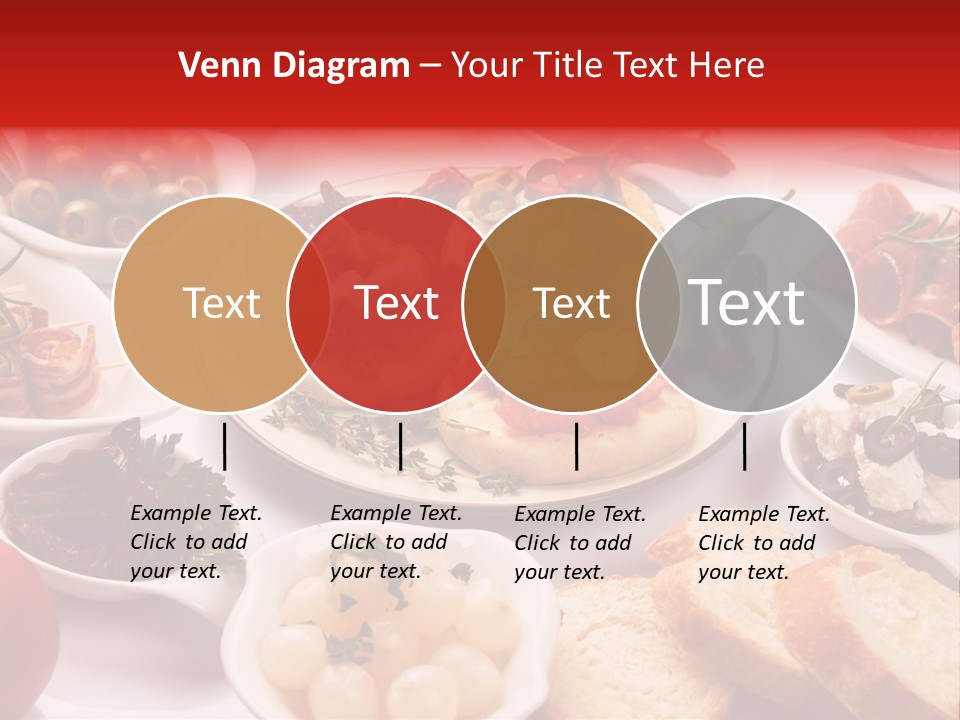 Nobody Party Food Snack PowerPoint Template