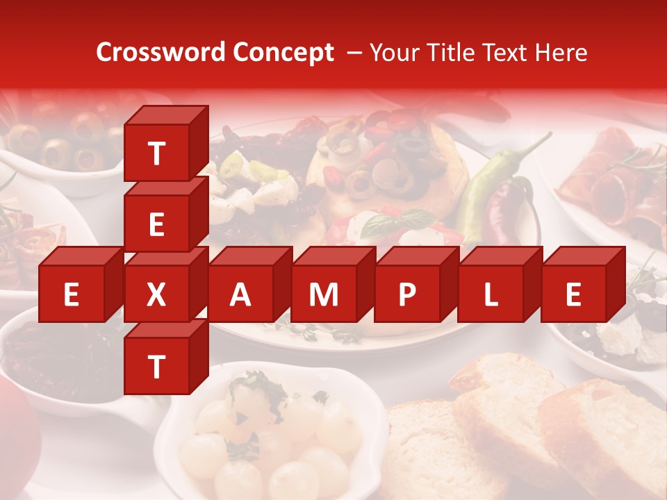 Nobody Party Food Snack PowerPoint Template