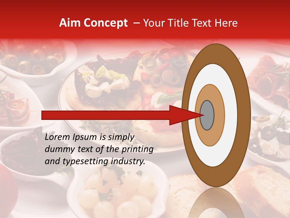 Nobody Party Food Snack PowerPoint Template