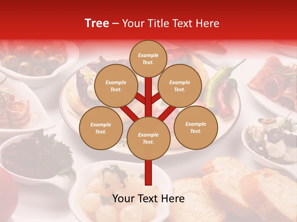 Nobody Party Food Snack PowerPoint Template