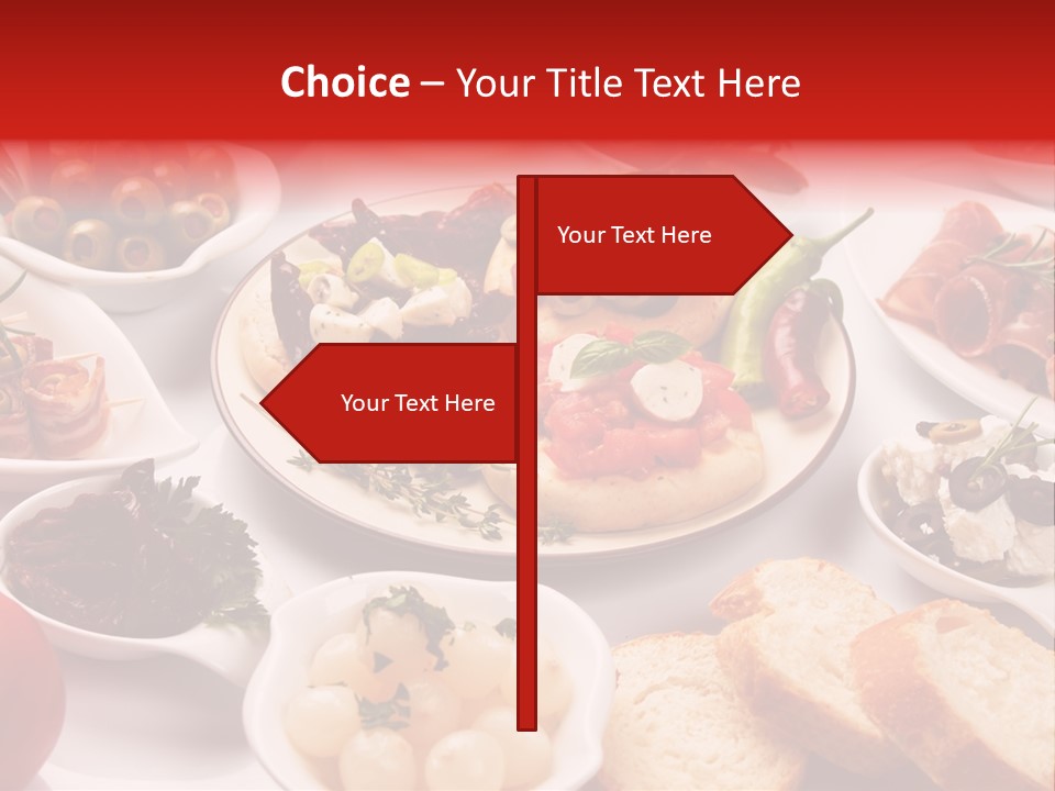 Nobody Party Food Snack PowerPoint Template