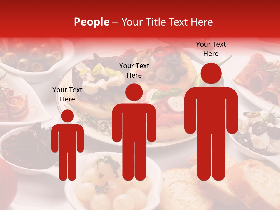 Nobody Party Food Snack PowerPoint Template