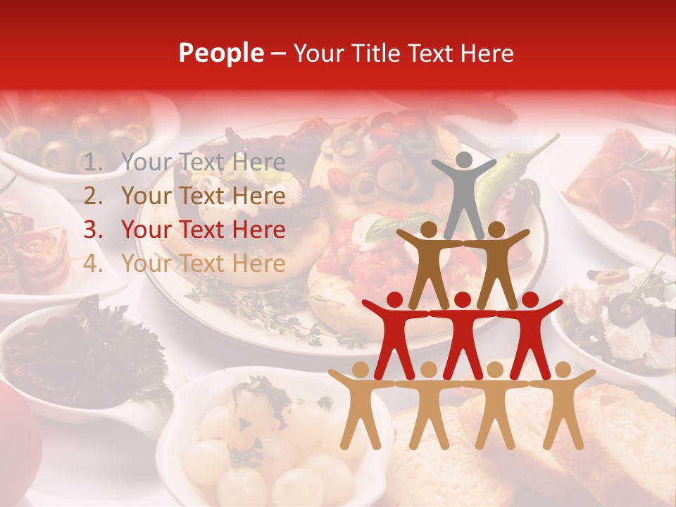 Nobody Party Food Snack PowerPoint Template