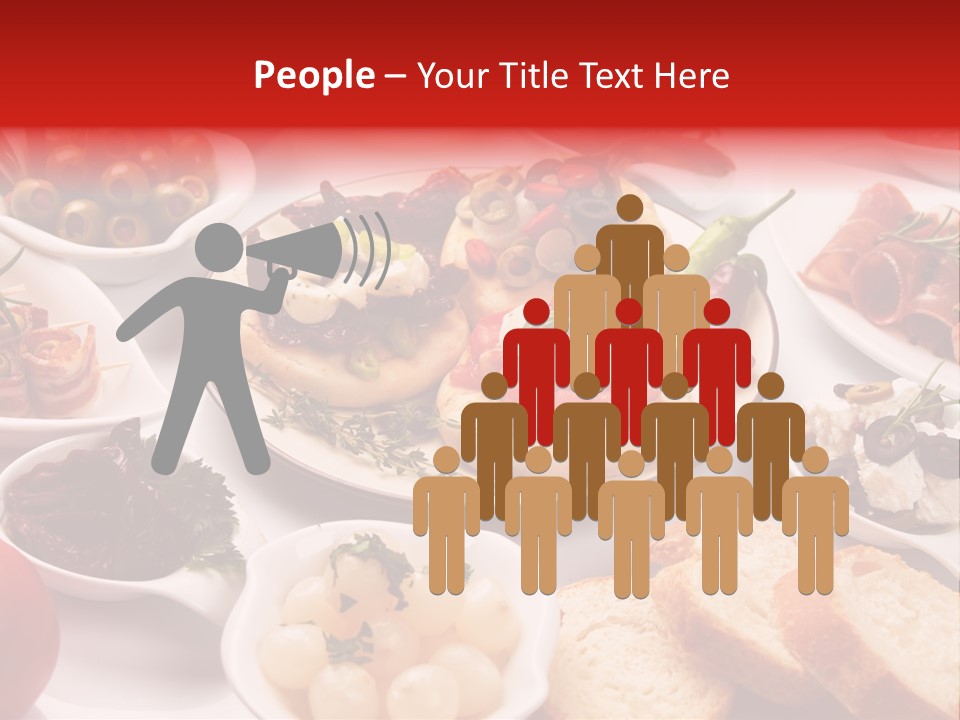 Nobody Party Food Snack PowerPoint Template