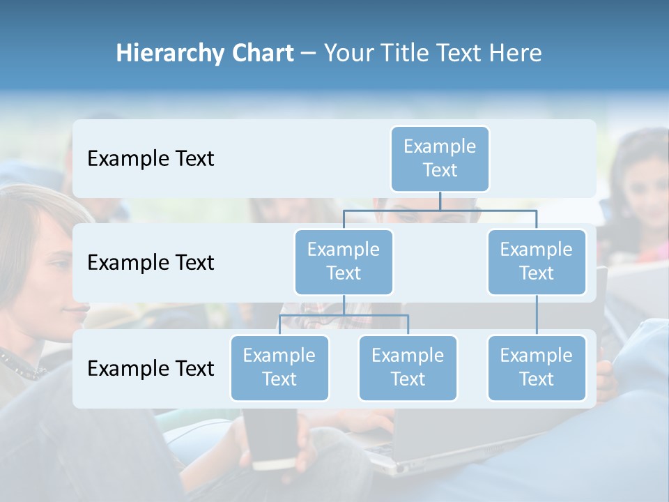 Looking Teens Working PowerPoint Template