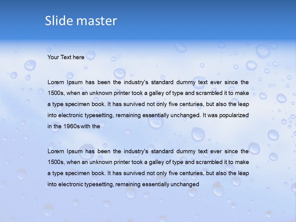 Fresh Bubble Glossy PowerPoint Template