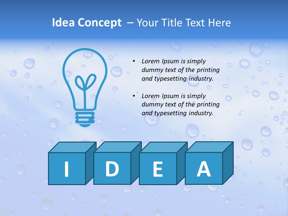 Fresh Bubble Glossy PowerPoint Template