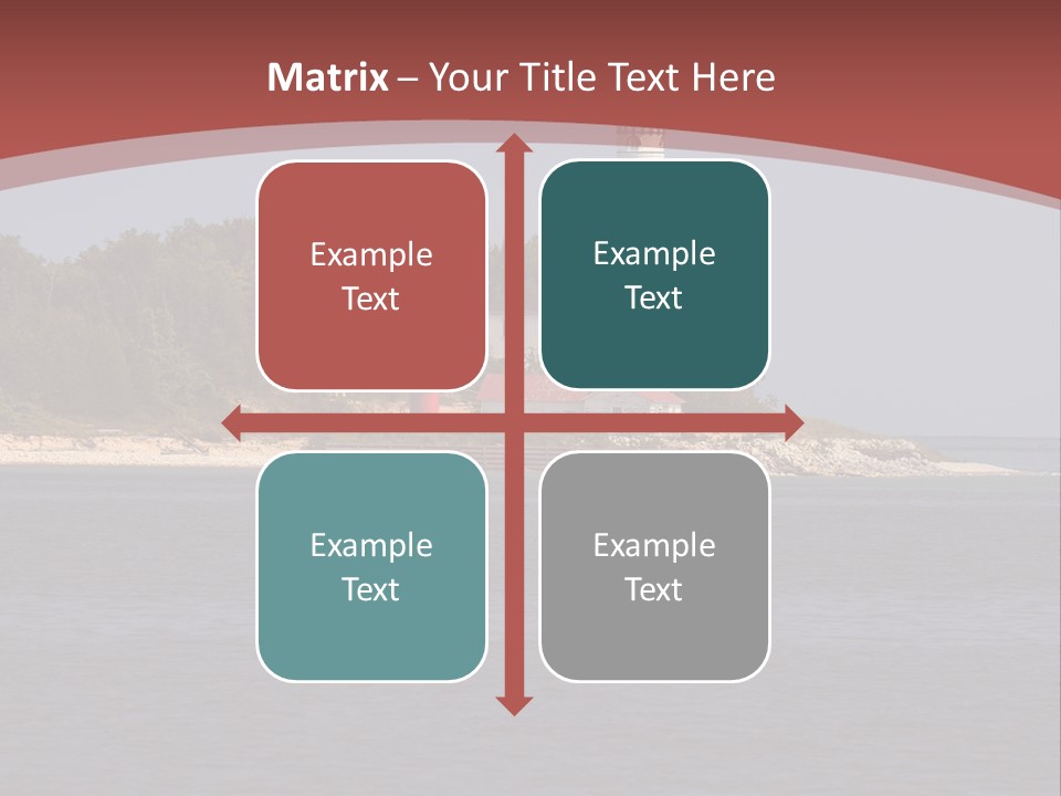 Sky Sleeping Bear Dunes Scenic PowerPoint Template