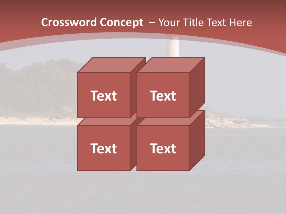 Sky Sleeping Bear Dunes Scenic PowerPoint Template