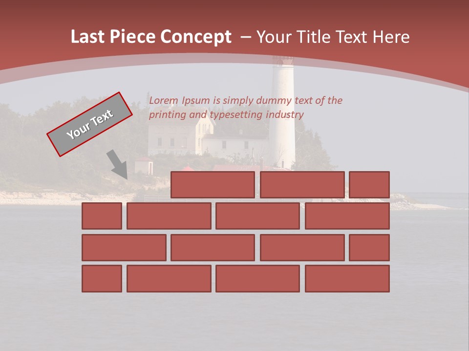 Sky Sleeping Bear Dunes Scenic PowerPoint Template