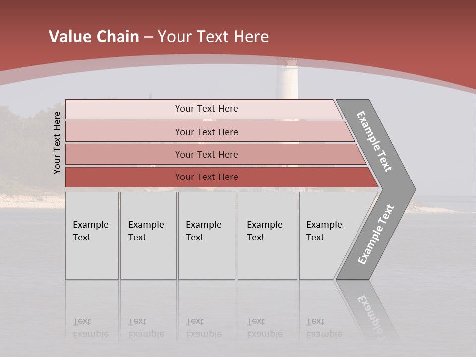 Sky Sleeping Bear Dunes Scenic PowerPoint Template