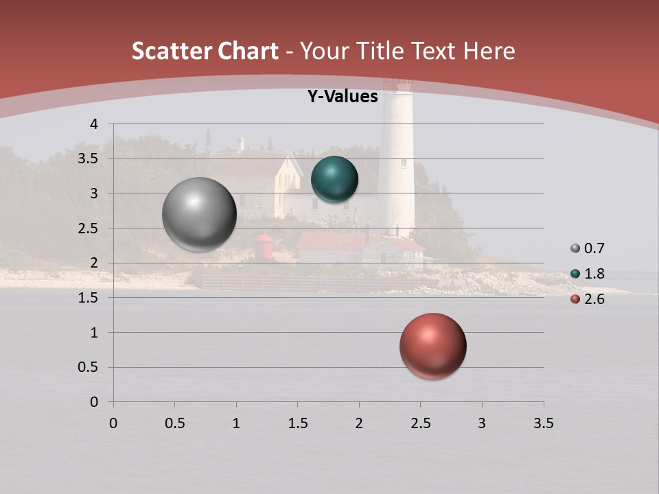 Sky Sleeping Bear Dunes Scenic PowerPoint Template