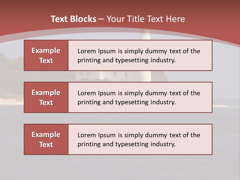 Sky Sleeping Bear Dunes Scenic PowerPoint Template