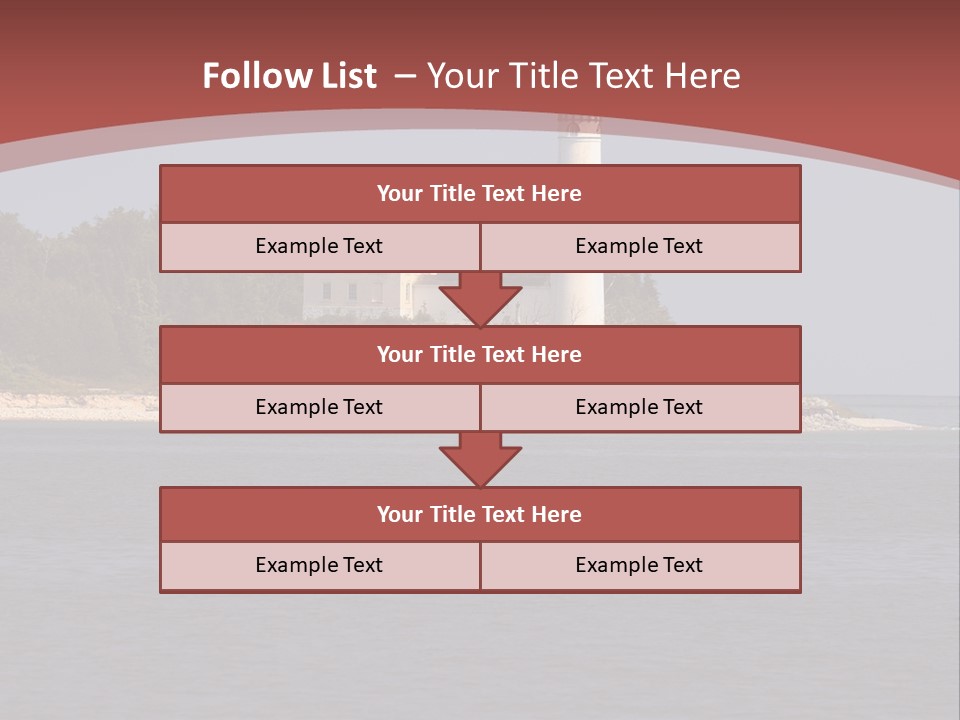 Sky Sleeping Bear Dunes Scenic PowerPoint Template