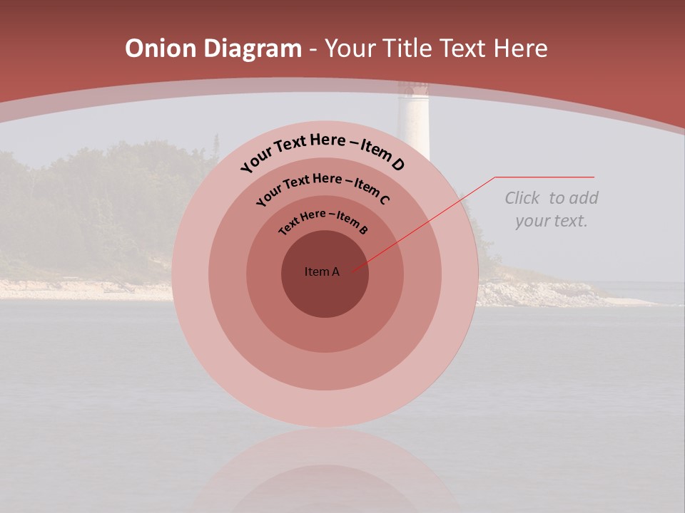 Sky Sleeping Bear Dunes Scenic PowerPoint Template