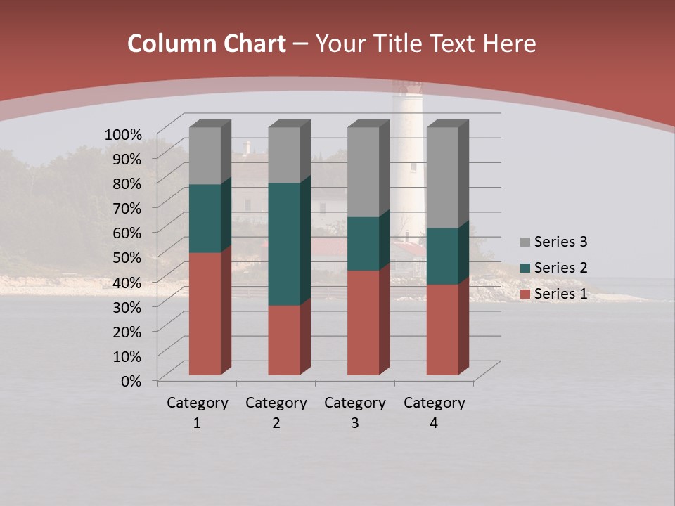 Sky Sleeping Bear Dunes Scenic PowerPoint Template