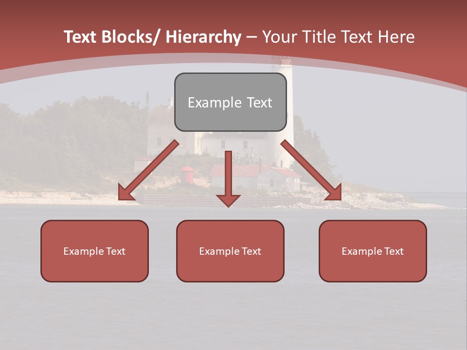 Sky Sleeping Bear Dunes Scenic PowerPoint Template
