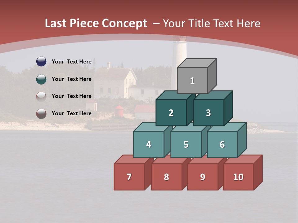 Sky Sleeping Bear Dunes Scenic PowerPoint Template