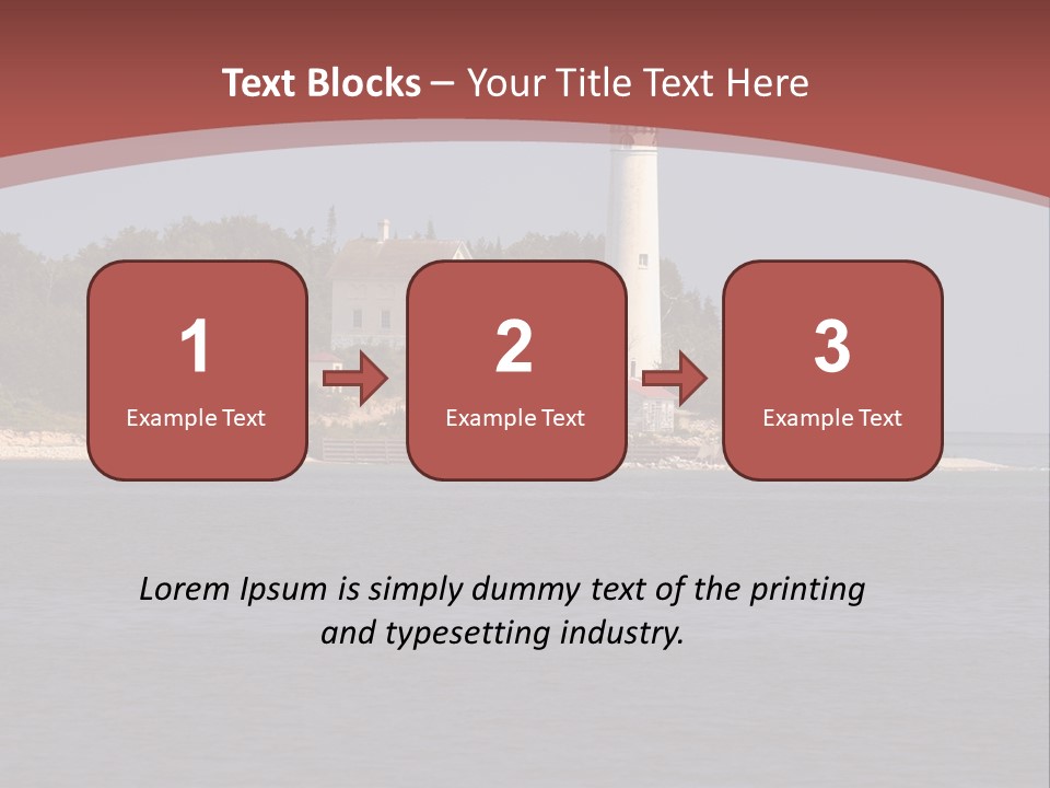Sky Sleeping Bear Dunes Scenic PowerPoint Template