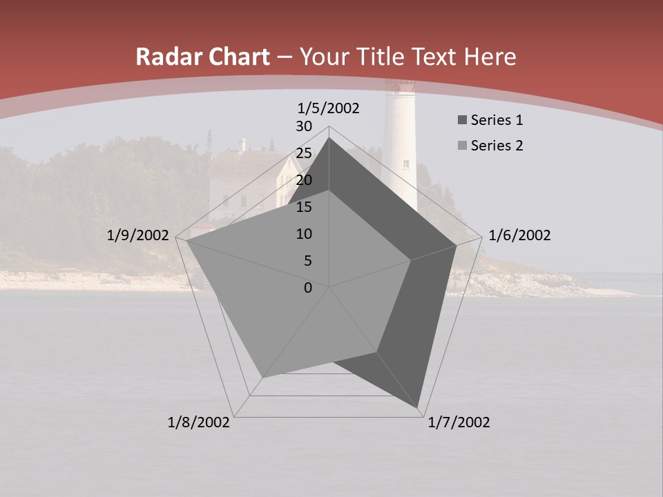Sky Sleeping Bear Dunes Scenic PowerPoint Template