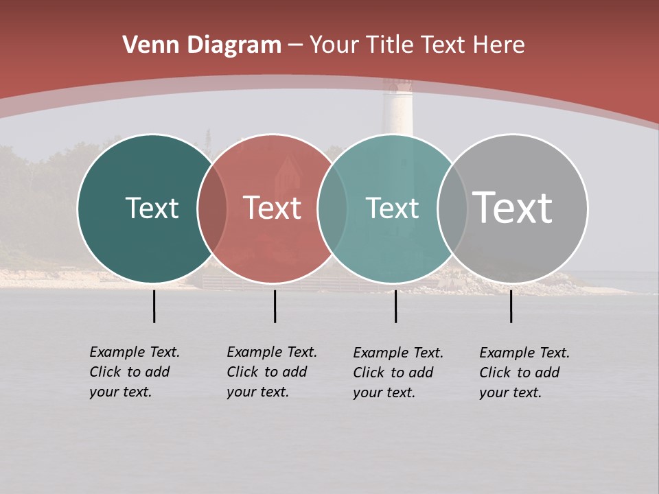 Sky Sleeping Bear Dunes Scenic PowerPoint Template