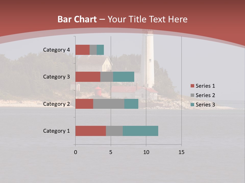 Sky Sleeping Bear Dunes Scenic PowerPoint Template