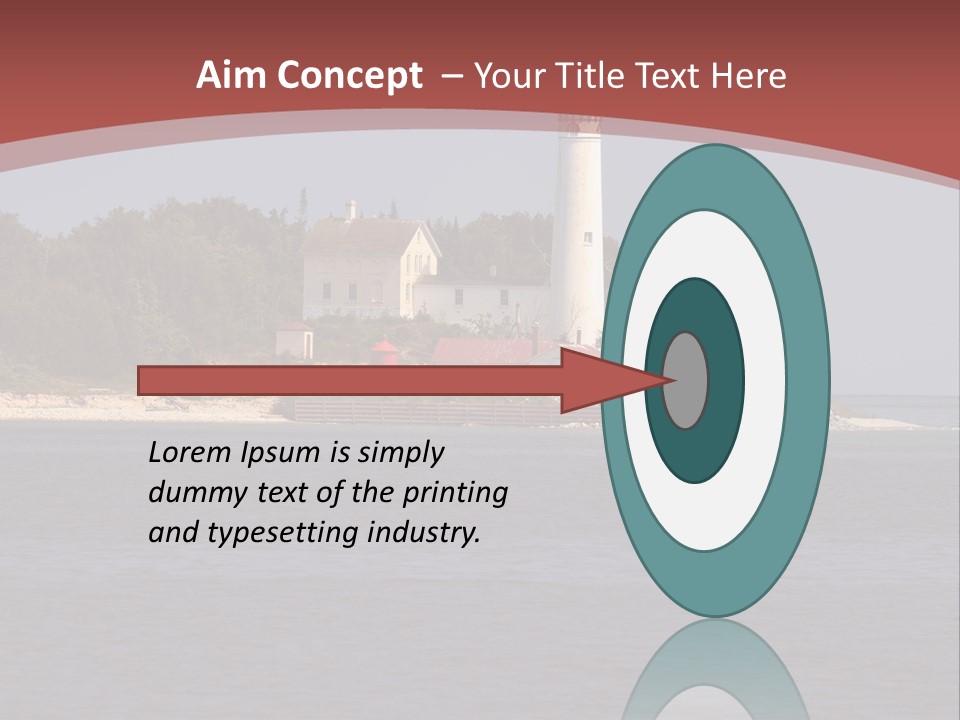 Sky Sleeping Bear Dunes Scenic PowerPoint Template