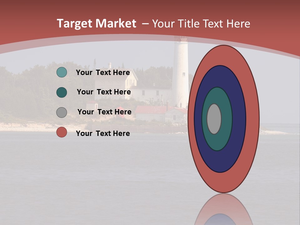 Sky Sleeping Bear Dunes Scenic PowerPoint Template