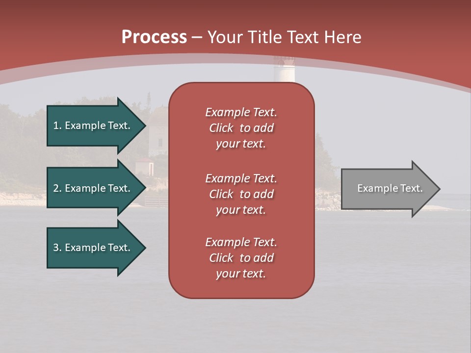 Sky Sleeping Bear Dunes Scenic PowerPoint Template