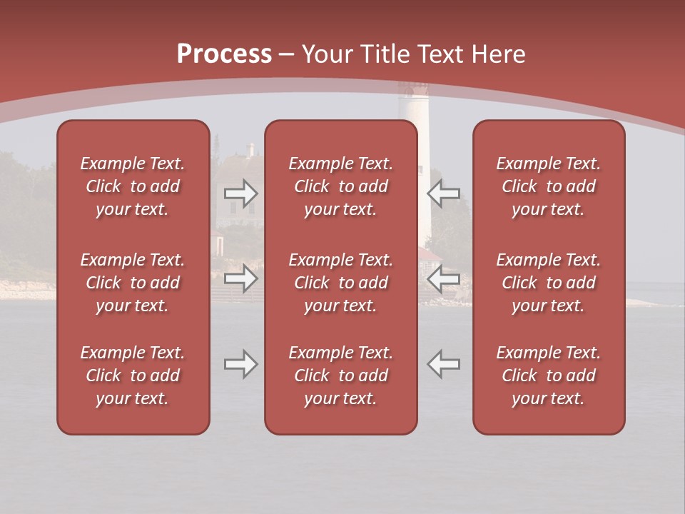 Sky Sleeping Bear Dunes Scenic PowerPoint Template