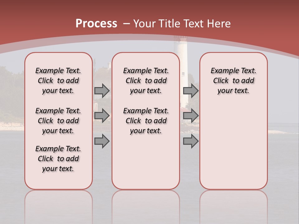 Sky Sleeping Bear Dunes Scenic PowerPoint Template