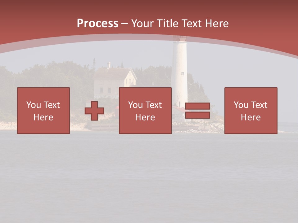 Sky Sleeping Bear Dunes Scenic PowerPoint Template