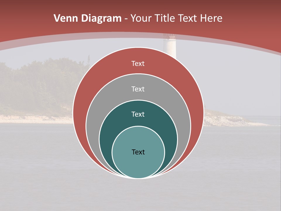 Sky Sleeping Bear Dunes Scenic PowerPoint Template