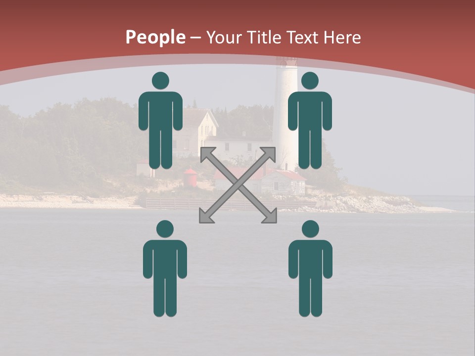 Sky Sleeping Bear Dunes Scenic PowerPoint Template