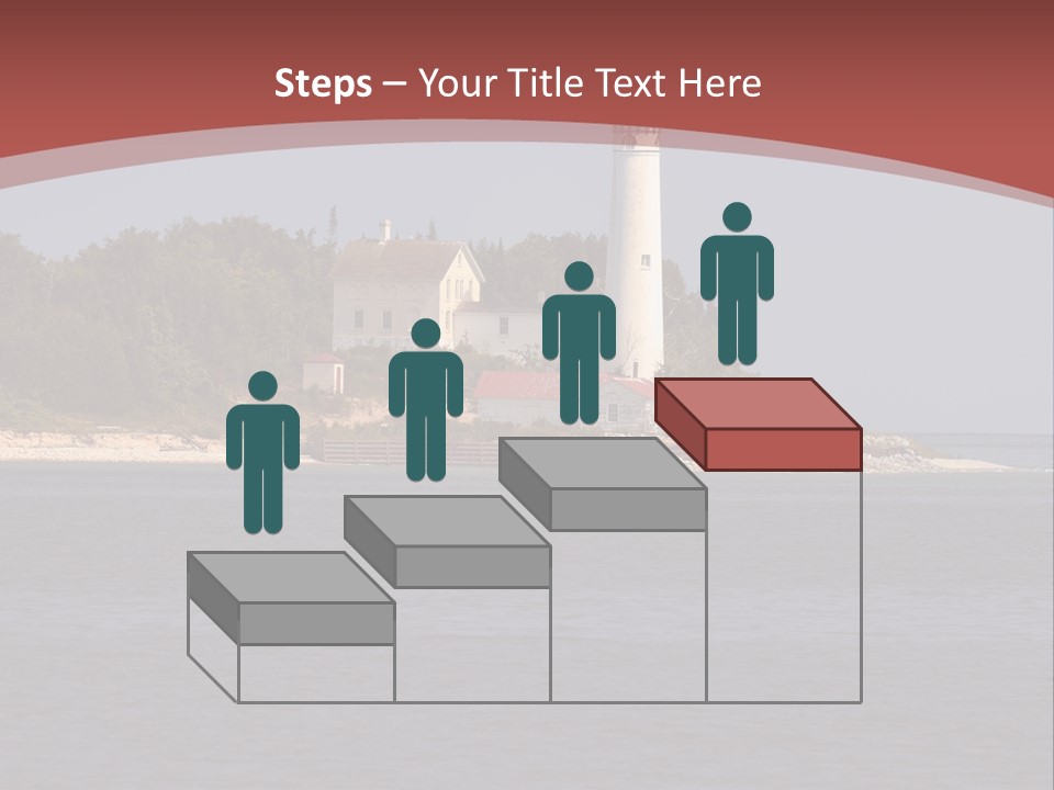 Sky Sleeping Bear Dunes Scenic PowerPoint Template