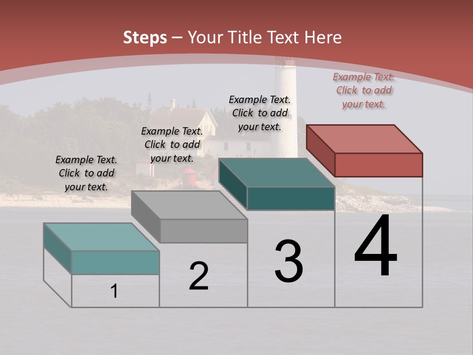 Sky Sleeping Bear Dunes Scenic PowerPoint Template