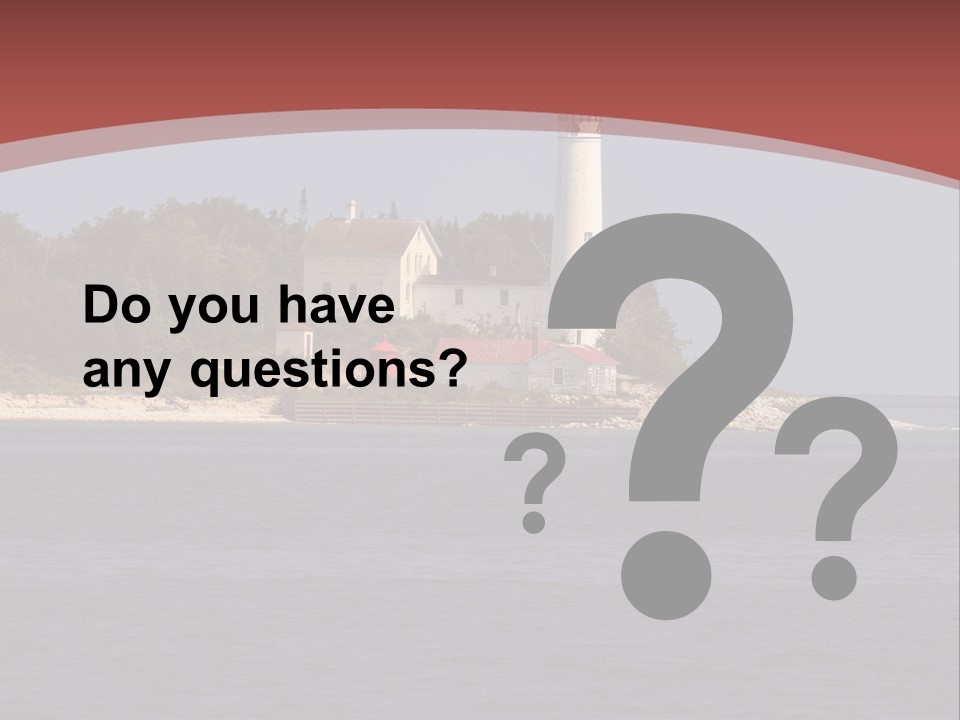 Sky Sleeping Bear Dunes Scenic PowerPoint Template