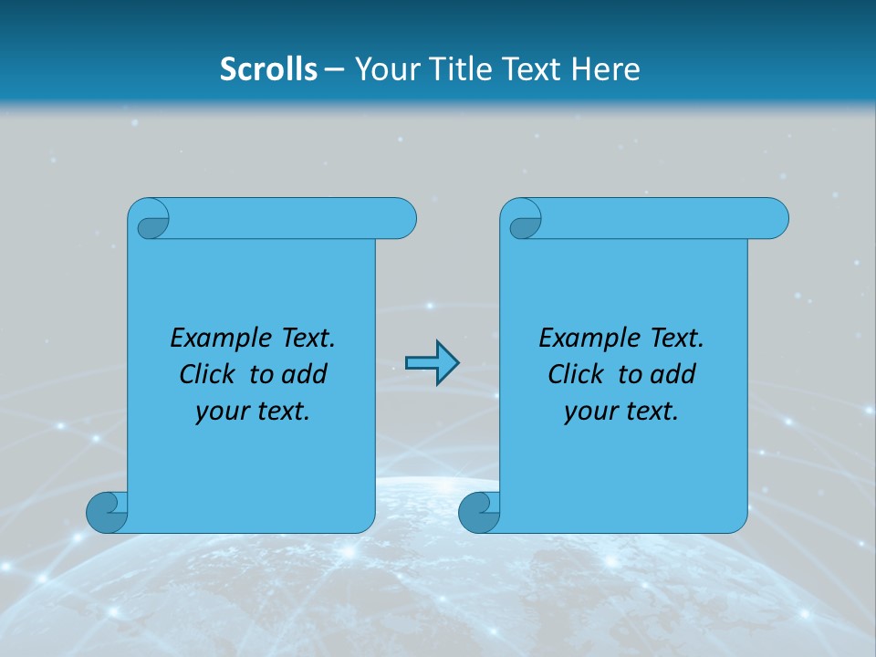 Modern Imaginary Transfer PowerPoint Template