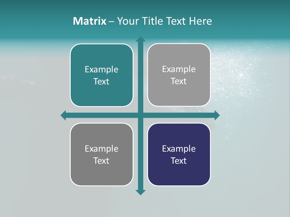 Healthy Under Pool PowerPoint Template