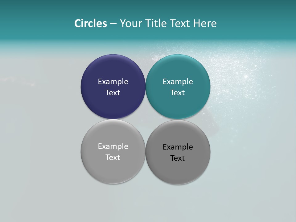 Healthy Under Pool PowerPoint Template