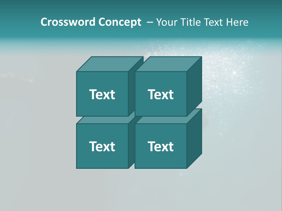 Healthy Under Pool PowerPoint Template