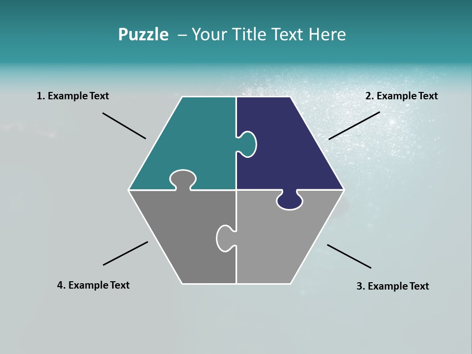 Healthy Under Pool PowerPoint Template