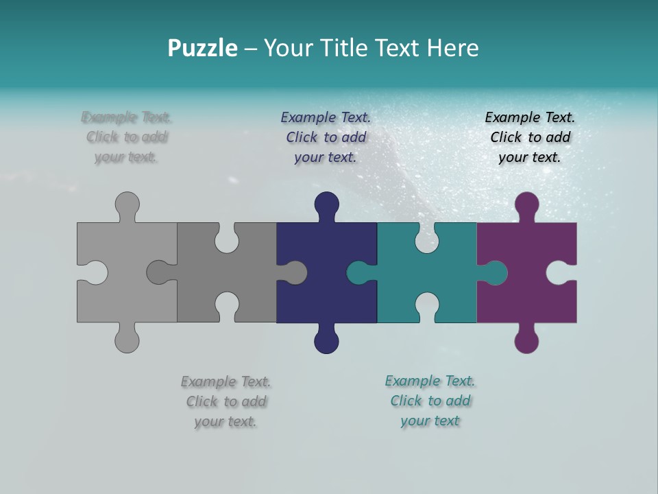 Healthy Under Pool PowerPoint Template