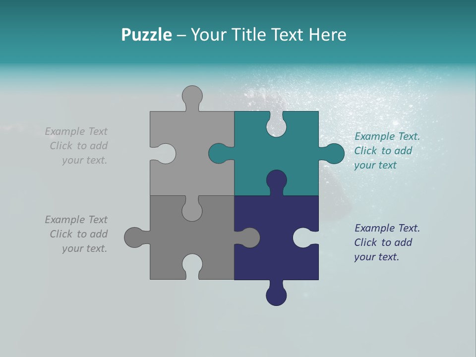 Healthy Under Pool PowerPoint Template