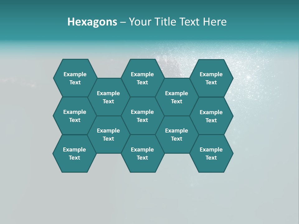 Healthy Under Pool PowerPoint Template